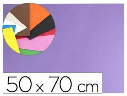 Goma EVA Liderpapel 50x70cm. 60g/m² espesor 1,5mm lila